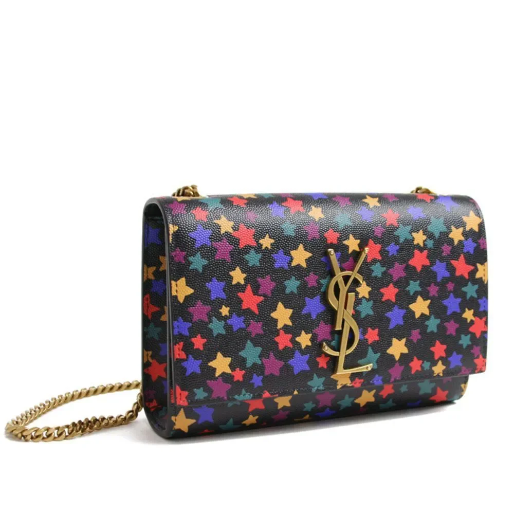 Saint Laurent Paris Chain Shoulder Leather Black Shoulder Bag - Picture 2 of 6